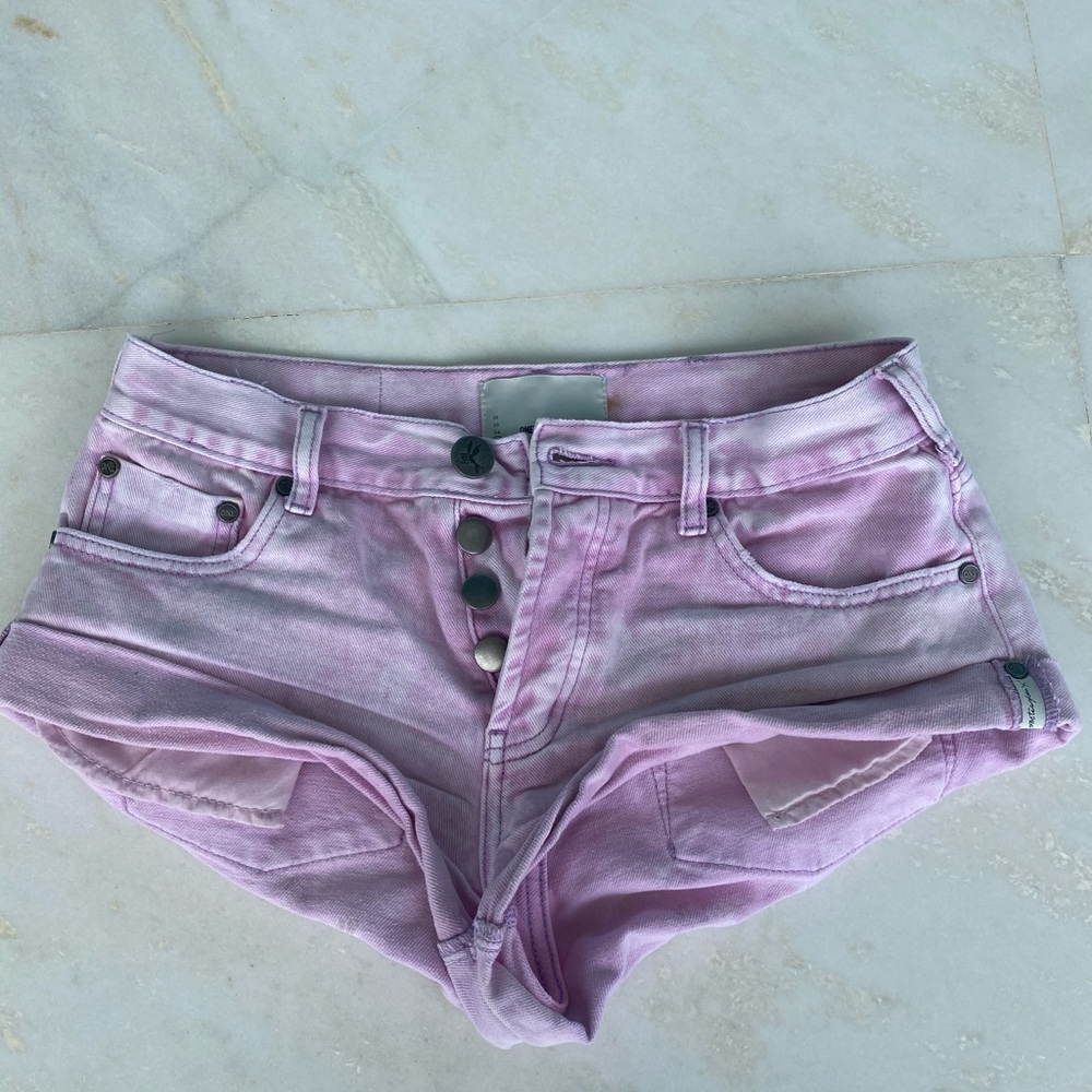 light pink one teaspoon shorts!